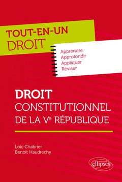Couverture de l’ouvrage Droit constitutionnel de la Ve République