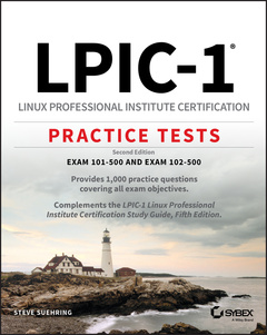 Couverture de l’ouvrage LPIC-1 Linux Professional Institute Certification Practice Tests