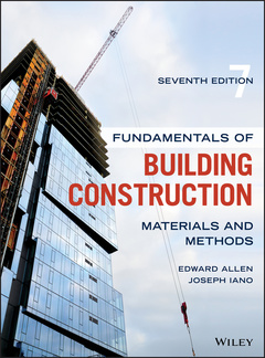 Couverture de l’ouvrage Fundamentals of Building Construction