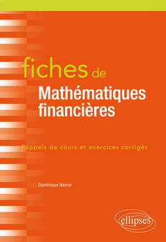 Couverture de l’ouvrage Fiches de Mathématiques financières