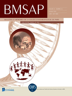 Cover of the book BMSAP Vol. 31 N° 3-4  Octobre 2019