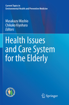 Couverture de l’ouvrage Health Issues and Care System for the Elderly
