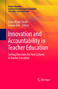 Couverture de l’ouvrage Innovation and Accountability in Teacher Education