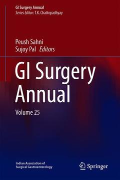 Couverture de l’ouvrage GI Surgery Annual
