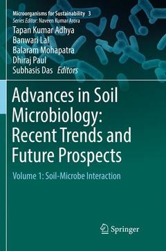 Couverture de l’ouvrage Advances in Soil Microbiology: Recent Trends and Future Prospects