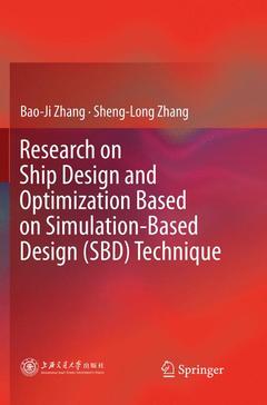 Cover of the book Research on Ship Design and Optimization Based on Simulation-Based Design (SBD) Technique