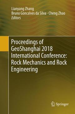 Couverture de l’ouvrage Proceedings of GeoShanghai 2018 International Conference: Rock Mechanics and Rock Engineering