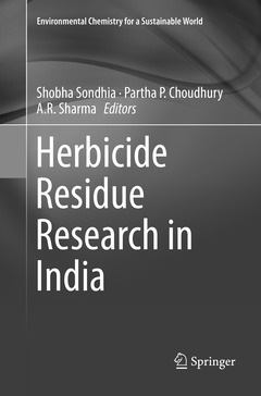 Couverture de l’ouvrage Herbicide Residue Research in India