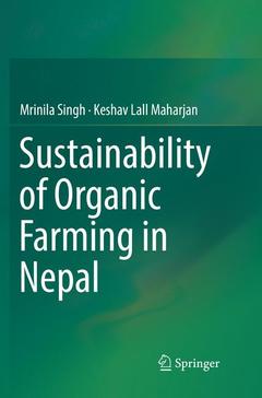 Couverture de l’ouvrage Sustainability of Organic Farming in Nepal