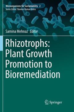 Couverture de l’ouvrage Rhizotrophs: Plant Growth Promotion to Bioremediation