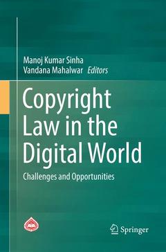 Couverture de l’ouvrage Copyright Law in the Digital World