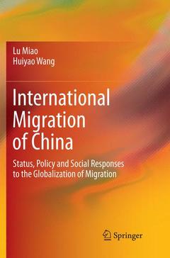 Couverture de l’ouvrage International Migration of China