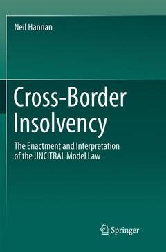 Couverture de l’ouvrage Cross-Border Insolvency