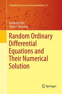 Couverture de l’ouvrage Random Ordinary Differential Equations and Their Numerical Solution