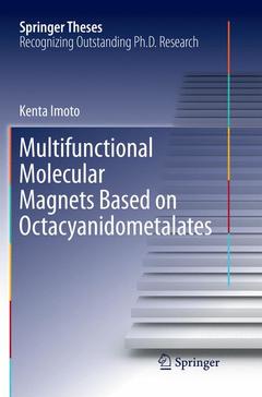 Couverture de l’ouvrage Multifunctional Molecular Magnets Based on Octacyanidometalates