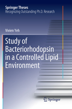 Cover of the book Study of Bacteriorhodopsin in a Controlled Lipid Environment