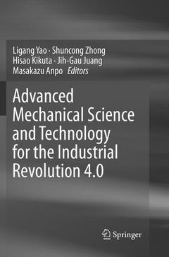 Couverture de l’ouvrage Advanced Mechanical Science and Technology for the Industrial Revolution 4.0