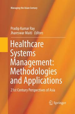 Couverture de l’ouvrage Healthcare Systems Management: Methodologies and Applications