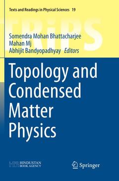 Couverture de l’ouvrage Topology and Condensed Matter Physics