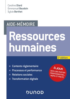 Couverture de l’ouvrage Aide-mémoire - Ressources humaines - 2e éd.