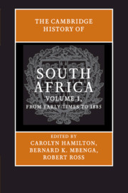 Cover of the book The Cambridge History of South Africa: Volume 1, From Early Times to 1885