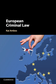 Couverture de l’ouvrage European Criminal Law
