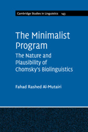 Cover of the book The Minimalist Program