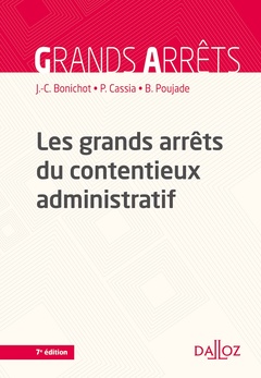 Cover of the book Les grands arrêts du contentieux administratif