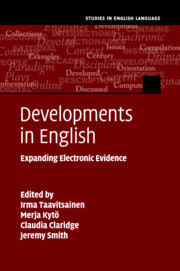 Cover of the book Developments in English