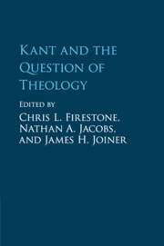 Couverture de l’ouvrage Kant and the Question of Theology