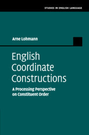 Cover of the book English Coordinate Constructions