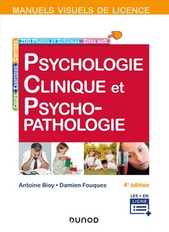 Couverture de l’ouvrage Manuel visuel de psychologie clinique et psychopathologie - 4e éd.