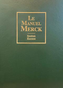 Couverture de l'ouvrage Le manuel Merck
