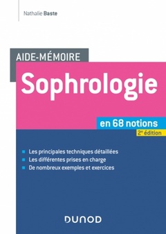 Couverture de l’ouvrage Aide-mémoire - Sophrologie -2e éd. - en 68 notions