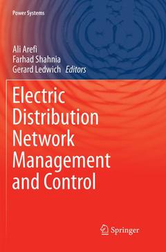 Couverture de l’ouvrage Electric Distribution Network Management and Control
