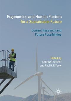 Couverture de l’ouvrage Ergonomics and Human Factors for a Sustainable Future
