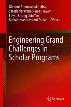Couverture de l’ouvrage Engineering Grand Challenges in Scholar Programs