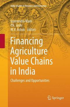 Couverture de l’ouvrage Financing Agriculture Value Chains in India
