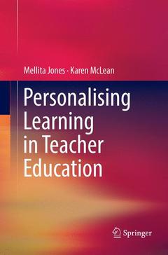 Couverture de l’ouvrage Personalising Learning in Teacher Education