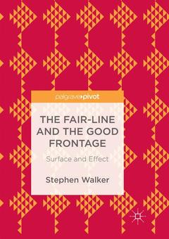 Couverture de l’ouvrage The Fair-Line and the Good Frontage