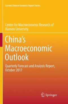 Couverture de l’ouvrage China‘s Macroeconomic Outlook