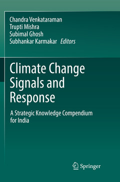 Couverture de l’ouvrage Climate Change Signals and Response