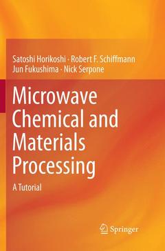 Couverture de l’ouvrage Microwave Chemical and Materials Processing