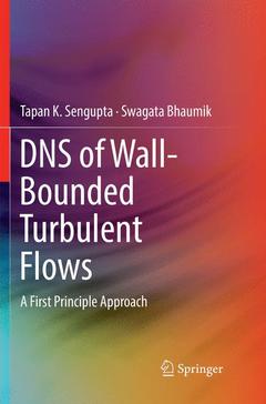 Couverture de l’ouvrage DNS of Wall-Bounded Turbulent Flows