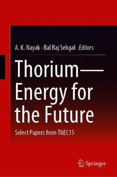 Couverture de l’ouvrage Thorium—Energy for the Future