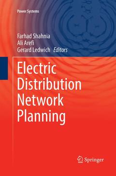 Couverture de l’ouvrage Electric Distribution Network Planning