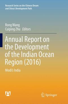 Cover of the book Annual Report on the Development of the Indian Ocean Region (2016)