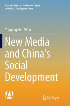 Couverture de l’ouvrage New Media and China's Social Development