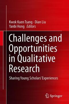 Couverture de l’ouvrage Challenges and Opportunities in Qualitative Research