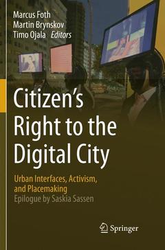 Couverture de l’ouvrage Citizen’s Right to the Digital City